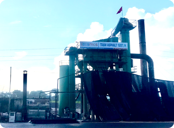 Trạm Asphalt số 2: xã Bình Trị - thị xã Thăng Bình -tỉnh Quảng Nam